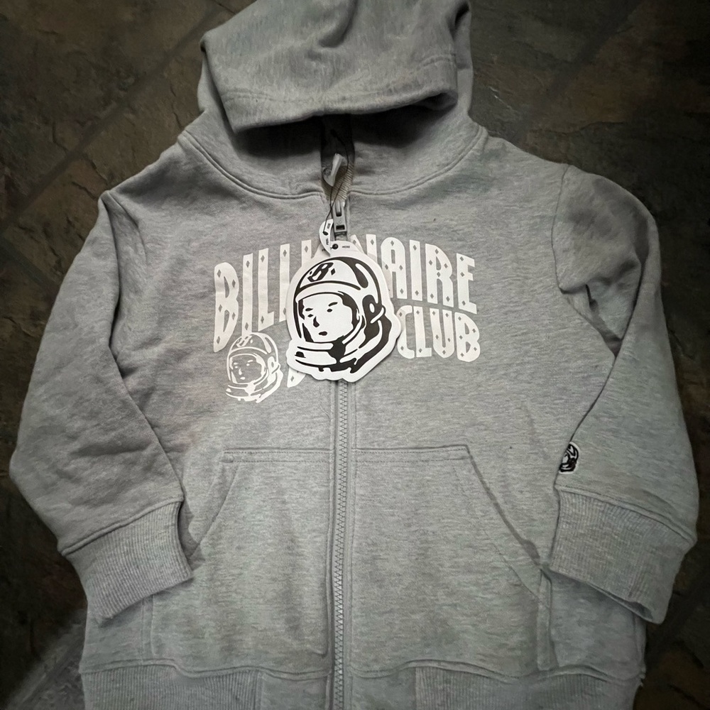 Brand new with tags. Boys size 5/6 Billionaire Boys club zip up hoodie